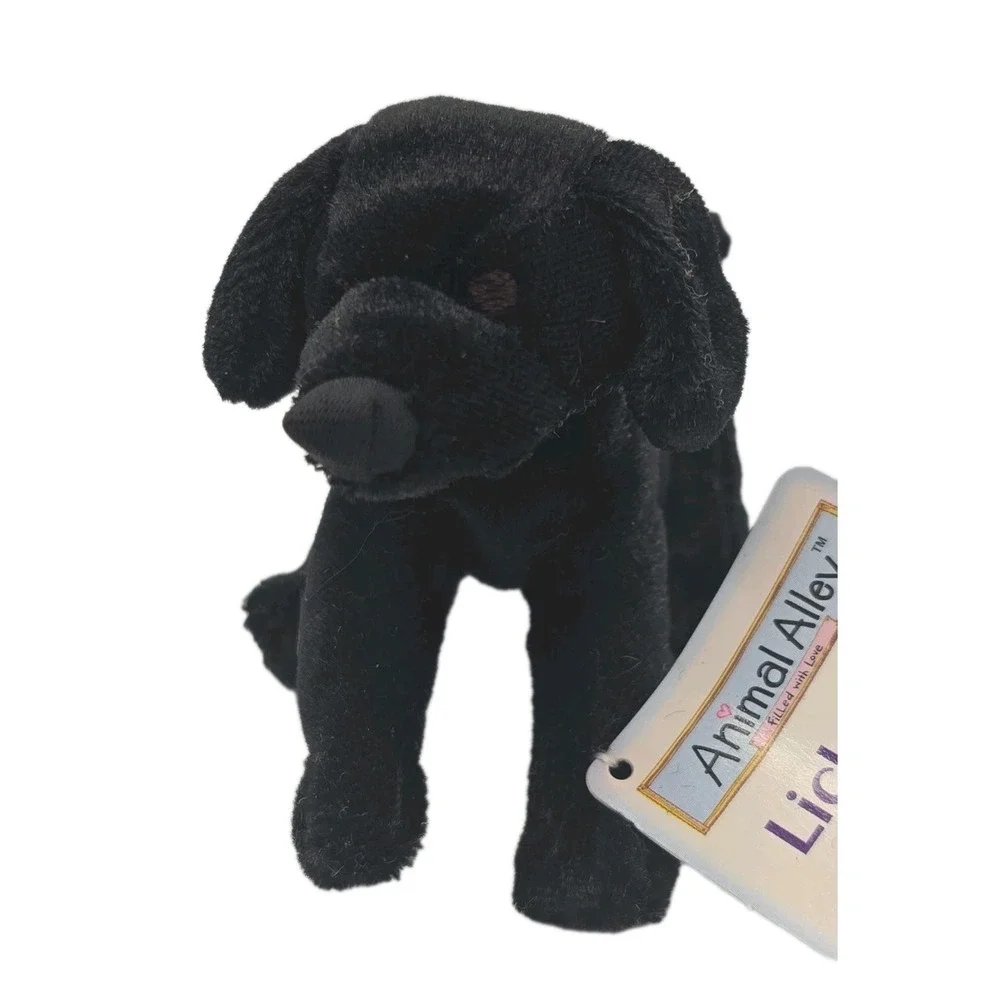 2001 McDonalds Toys‎ R Us Animal Alley Lickerish Black Lab Dog W/Tags Mini PB82